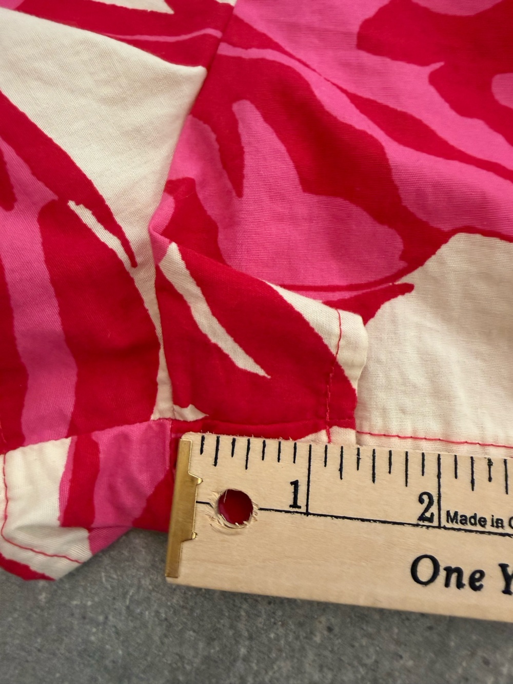 Flying Tomato Tropical Floral Puff Sleeve Romper Pink Cream Small - Picture 8 of 10